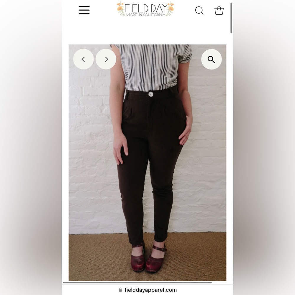 Brown corduroy perfect pant